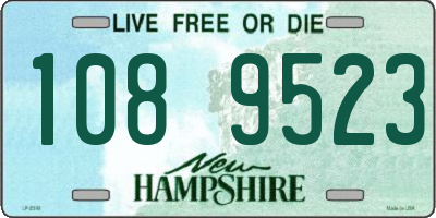 NH license plate 1089523