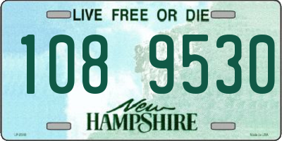 NH license plate 1089530