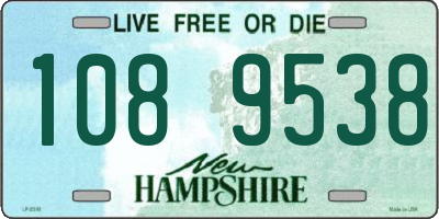 NH license plate 1089538