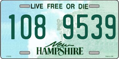 NH license plate 1089539