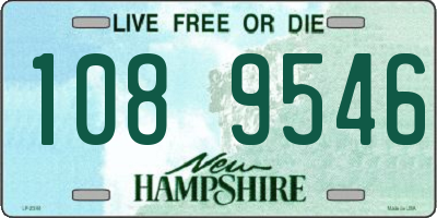 NH license plate 1089546