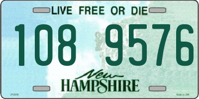 NH license plate 1089576