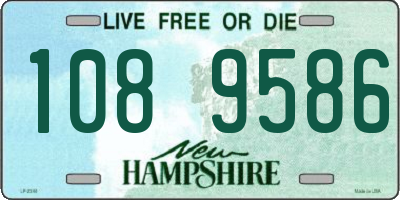 NH license plate 1089586