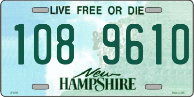 NH license plate 1089610