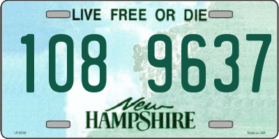 NH license plate 1089637