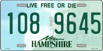 NH license plate 1089645