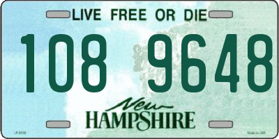 NH license plate 1089648