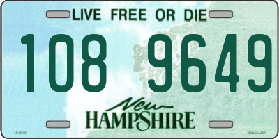 NH license plate 1089649