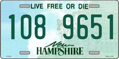 NH license plate 1089651
