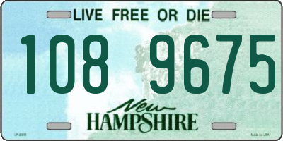 NH license plate 1089675