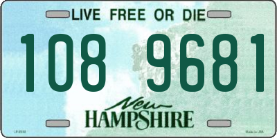 NH license plate 1089681