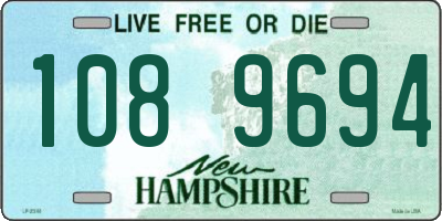 NH license plate 1089694