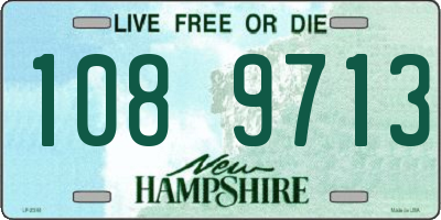 NH license plate 1089713