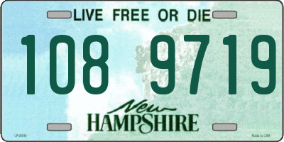 NH license plate 1089719