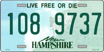 NH license plate 1089737