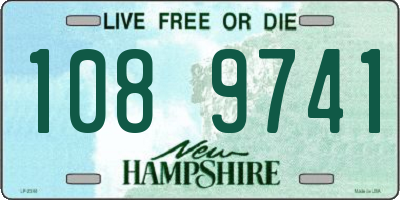 NH license plate 1089741