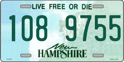 NH license plate 1089755