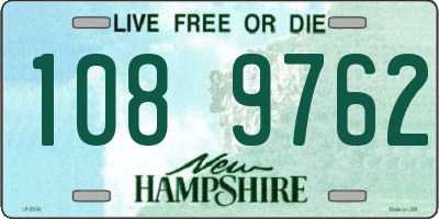 NH license plate 1089762