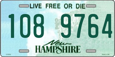 NH license plate 1089764