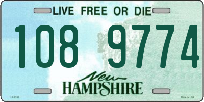 NH license plate 1089774