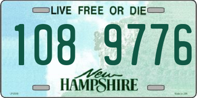 NH license plate 1089776