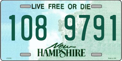 NH license plate 1089791