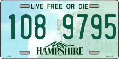 NH license plate 1089795