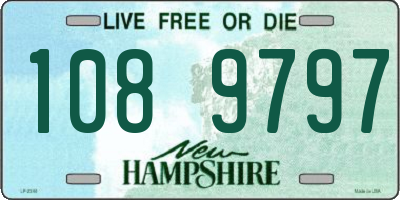 NH license plate 1089797