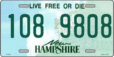 NH license plate 1089808