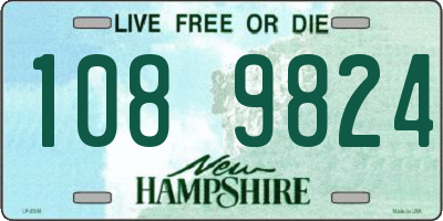 NH license plate 1089824