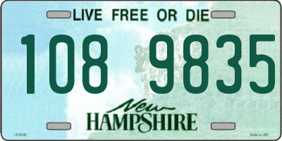 NH license plate 1089835
