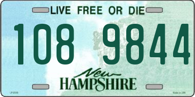 NH license plate 1089844