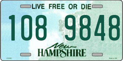 NH license plate 1089848