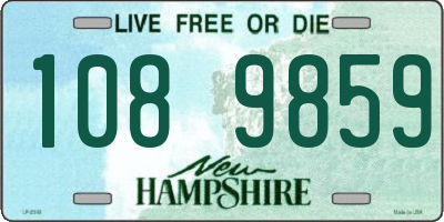 NH license plate 1089859