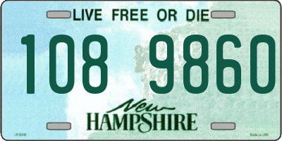 NH license plate 1089860