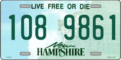 NH license plate 1089861