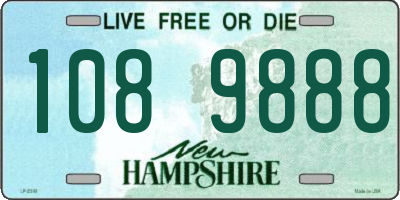 NH license plate 1089888