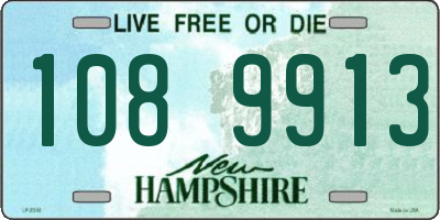 NH license plate 1089913