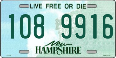 NH license plate 1089916