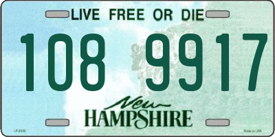 NH license plate 1089917