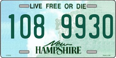 NH license plate 1089930