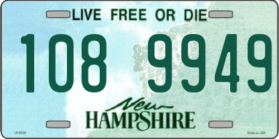 NH license plate 1089949