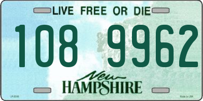 NH license plate 1089962