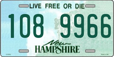 NH license plate 1089966