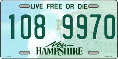 NH license plate 1089970