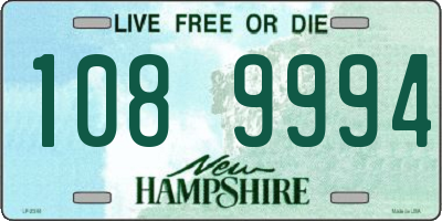 NH license plate 1089994