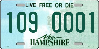 NH license plate 1090001