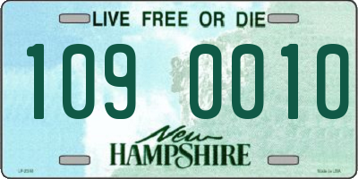 NH license plate 1090010