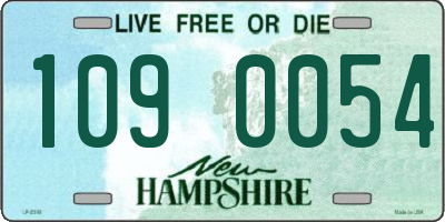 NH license plate 1090054