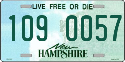 NH license plate 1090057